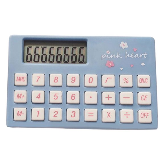 YIGSECU Card Shaped Calculator Energy Efficient Design Mixed Color Available For Engineers Accountants And Everyday Math Tasks