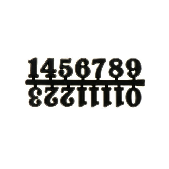 YIGSECU Clock Numerals Set Arabic Roman Number Digital Clock Numbers for Replacement Parts Repairing Clock Accessories
