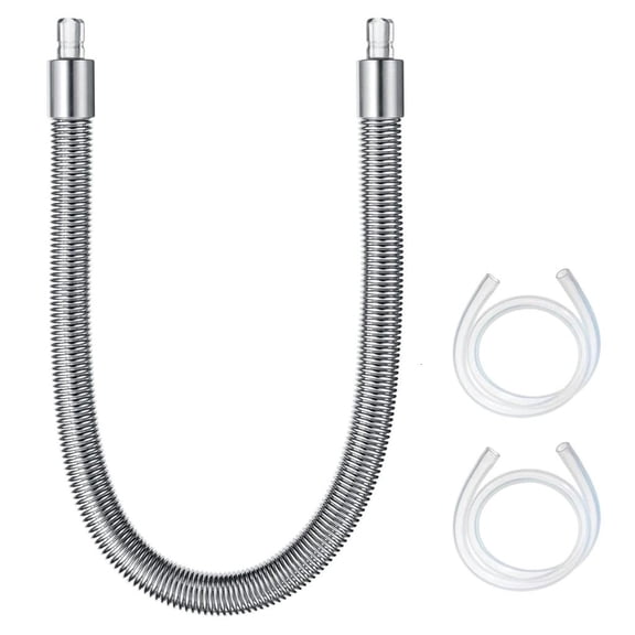 YIGSECU Coffee Milk Casing Hose With HP1/HP3 Adapter Professional Stainless Steel Milk Hose