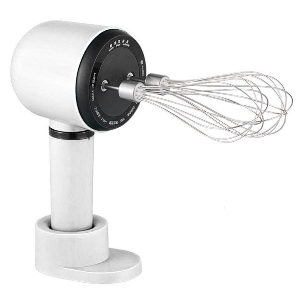 Beater Storage YIGSECU Compact Hand Mixer With 2 Whisks 800mAh Rechargeable Battery ...