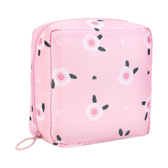 YIGSECU Convenient Feminine Hygiene Organizers With Separate Pockets For Tampons Wipes And Personal Care Items Easy To Carry