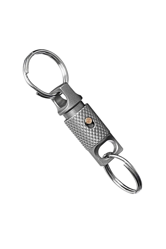 Convenient Titaniums Quick Release Key Rings With 360 Degree Rotation Capability