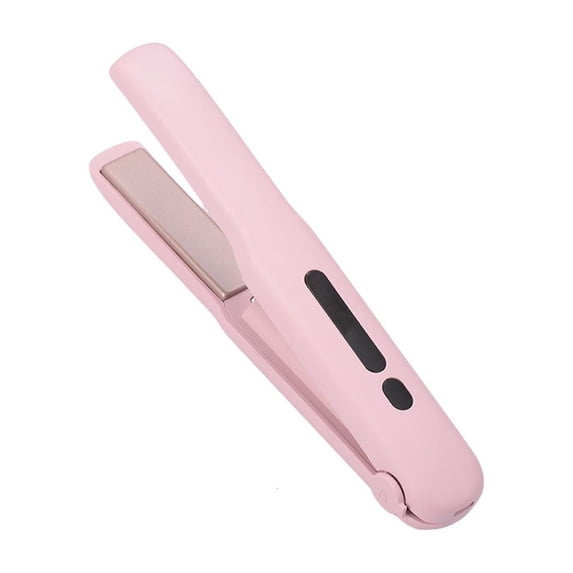 YIGSECU Cordless Hair Straightener and Curler, 2 in 1 Portable Flat Irons& Curling Iron, Fast Heating & Aluminum Plate Straightener with 4 Adjustable Temp,Travel Size Preferred Gifts
