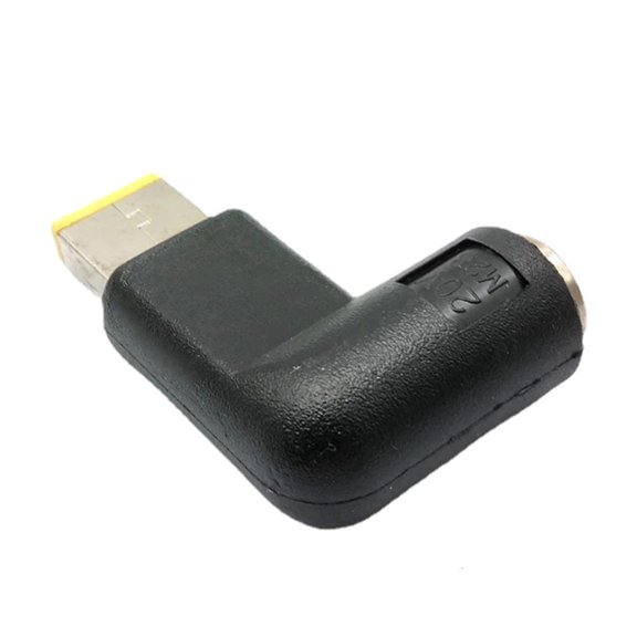 YIGSECU DC7.9x5.5mm Female to Round Head Square Port Male Socket Connector Adapter Laptops Power Charging Converter