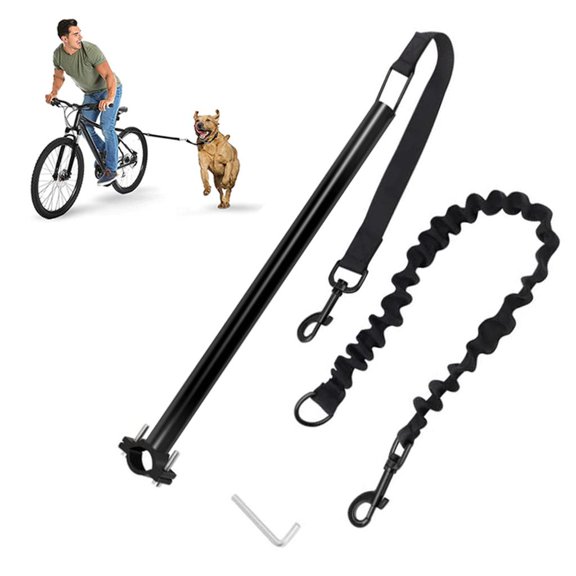 YIGSECU Dog Bike Leash for Exercising Training Jogging Cycling,Simple Installation