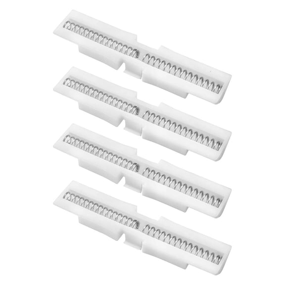 YIGSECU Durability Iron Construction Double Folding Sliding Door Track Resists Corrosions