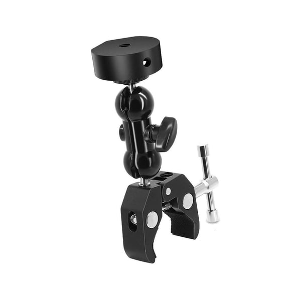 YIGSECU Durability Metal Adjustable Angles Clamp Mount For Antennas Secure Poles Mounting On Yacht Trailer Without Tool