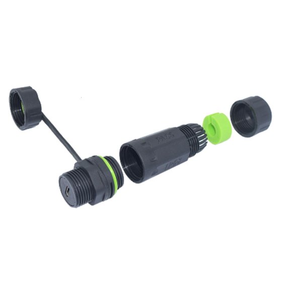 YIGSECU Durability Type C Female Coupler with IP68 Rating Type C Female Connector for Outdoor Use and Quick Data Transmission