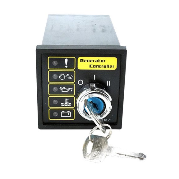 YIGSECU Engine Controller Modules DSE501K Engine Manual Start Controller Efficiently Start Stop Your Motor with Alarm Functions