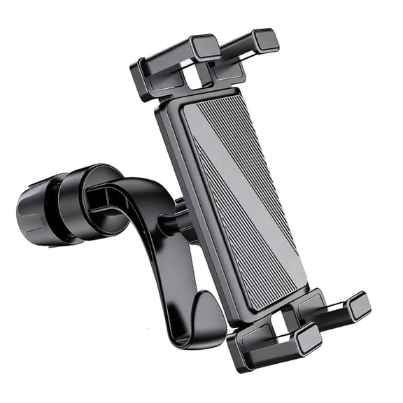YIGSECU Ergonomic Backseat Headrest Mount for Tablets Phones Quick Setups Anti Vibration Design