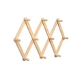 thumbnail image 1 of YIGSECU Expandable Wooden Coat Rack Wall Mount Hanger with Pegs for Hats and Mugs Space Saving Baseball Caps Organizer, 1 of 7