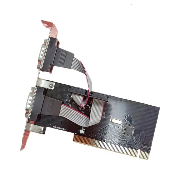 YIGSECU Expansion Card RS232 Port Parallel Connector 2 Port to 9 Pin Expansion Card for Industrial Equipment