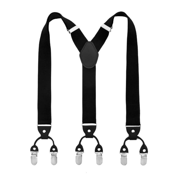 YIGSECU Fashion Classical Suspenders Woven Chain for Men and Women Suit Accessories