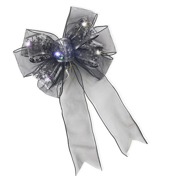 YIGSECU Festives LED Illuminated Butterfly Bows for Halloween Celebration and Decoration