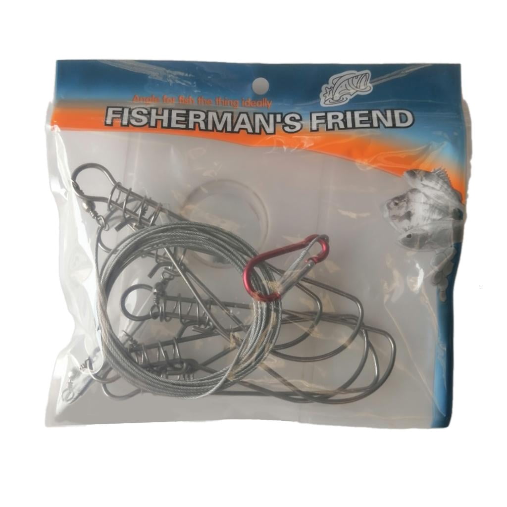 YIGSECU Fish Lock Buckle Stringer Ropes Stainless Steel 5m 10m Lanyard ...