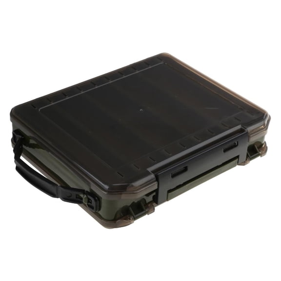 YIGSECU Fishing Lure Storage Box Double Sided Fishing Tackle Organizer-Case Fishing Baits Container Practical Fishing Accesories