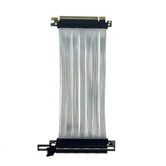 YIGSECU Flexible PCIE5.0 X16 Risers Cable with Airflows for Vertical GPU Mounting in Compactly Case 15cm/20cm/25cm