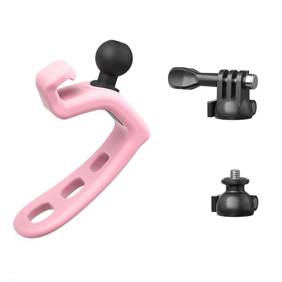 YIGSECU Flexible Silicone Camera Mount Strap For Bikes Skateboards Features 180 Vertical And 360 Horizontal Rotating