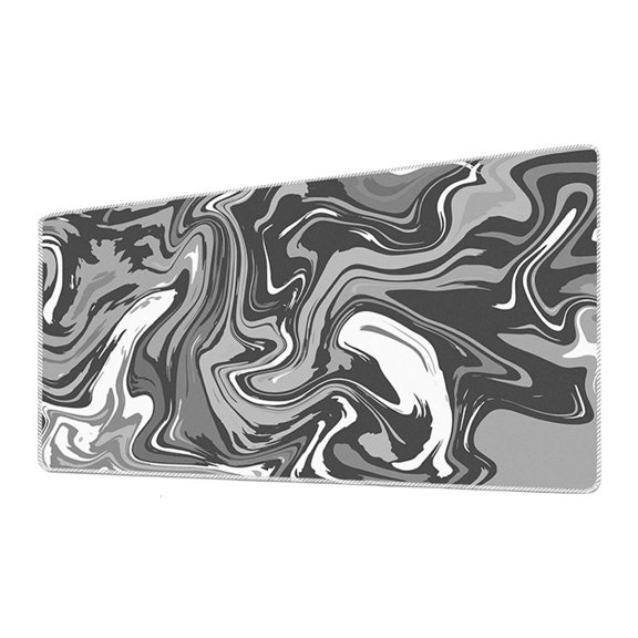 YIGSECU Fluid Large Gaming Mouse Pad with Stitched Edged Nonslip Natural Rubber Base Laptop Pad Mat for Computer