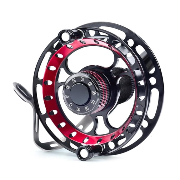 YIGSECU Fly Fishing Reels Fish Line Wheel with Drain Force Driving Cart Reels Wheel