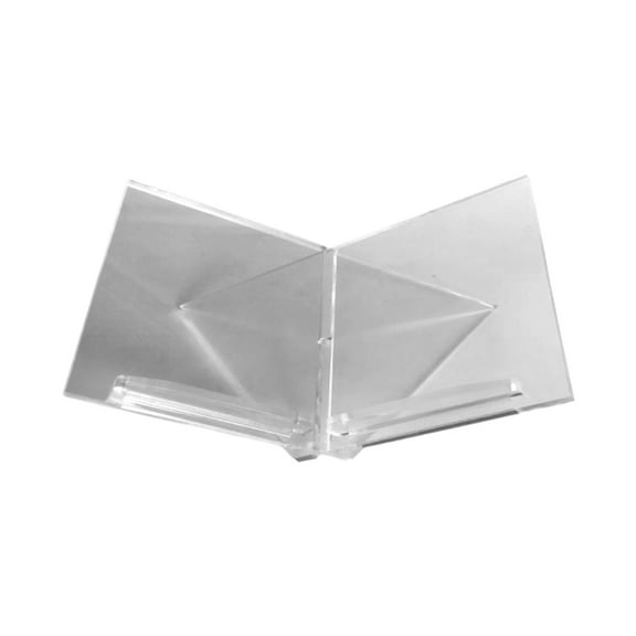 YIGSECU Frame Acrylic Book Holder Transparent Acrylic Book Stands, for Reading Display Recipe, Cookbook, Open Bookstand