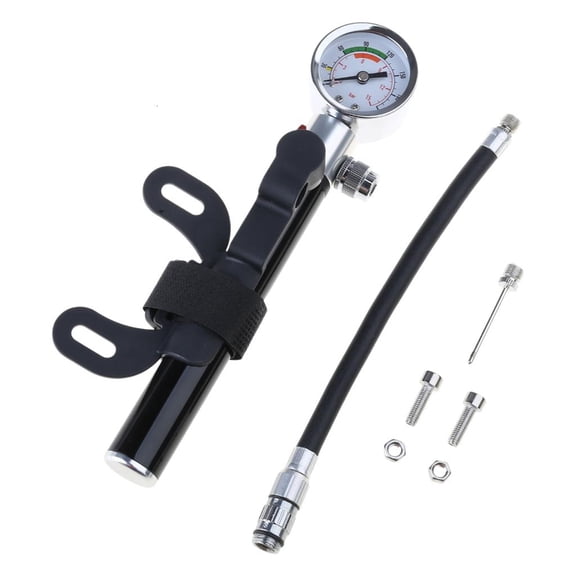 YIGSECU Frame Mount Bikes Pump Bicycles Tire Pump Mini Hand Pump with Pressure Gauge