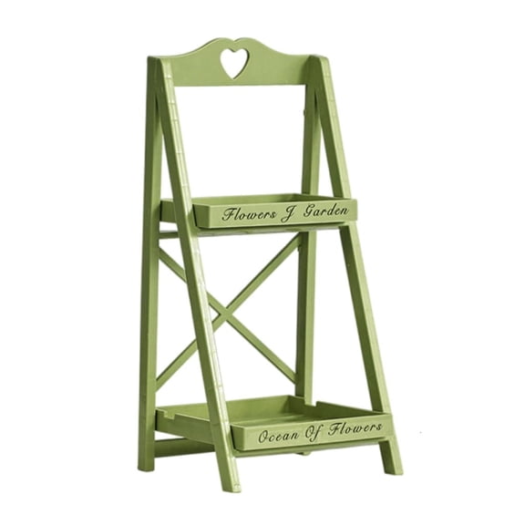 YIGSECU Freestanding Foldable Shelving Unit Practical Multi Level Plant Stand Shelves for Household or Office Storage Needs