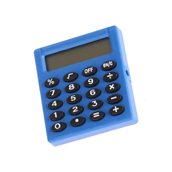 YIGSECU Friendly Math Tool 8 Digits Screen Basic Operations Lightweight Portable Study Companion