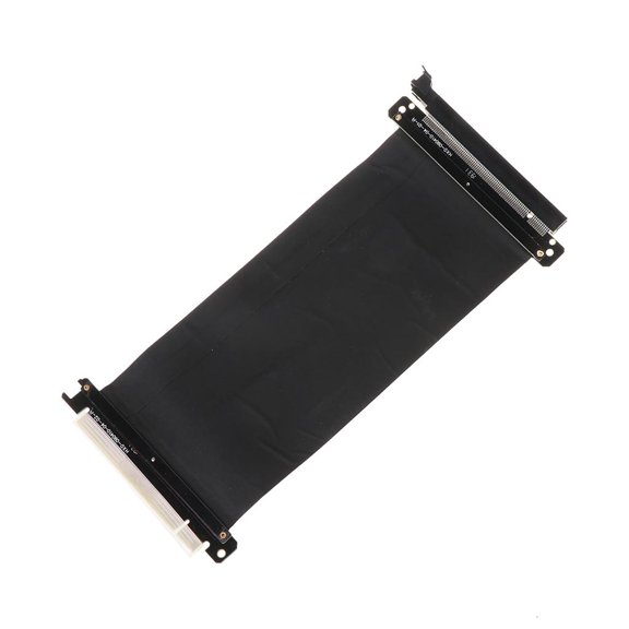YIGSECU Full Speed PCI for Express 16x Flexible Cable Card Extension Adapter Card PCIe X16 to 16X For PC Chassis