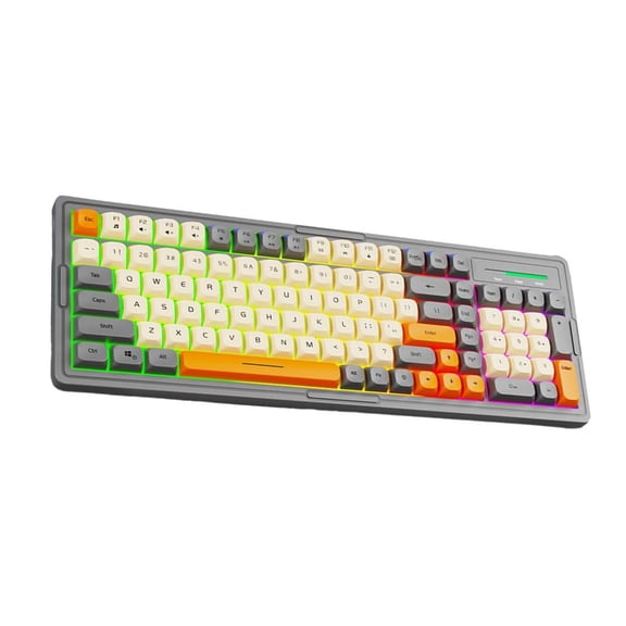 YIGSECU Gaming Keyboard with Tactiled Feedbacks Color Illuminating Construction Universals Compatibility