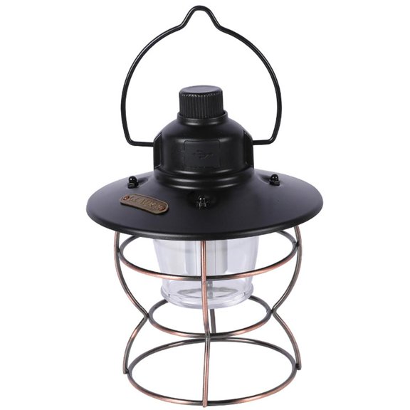 YIGSECU Garden Yard Hanging Light Vintage Camping Light with 3 Light Modes LED Lantern