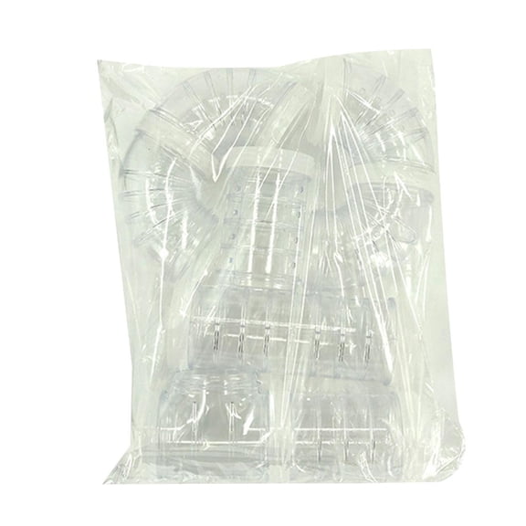 YIGSECU Hamsters Fun Tunnels Guinea-Pigs Plastic Tube Set DIY Connection 8Pcs Pipes