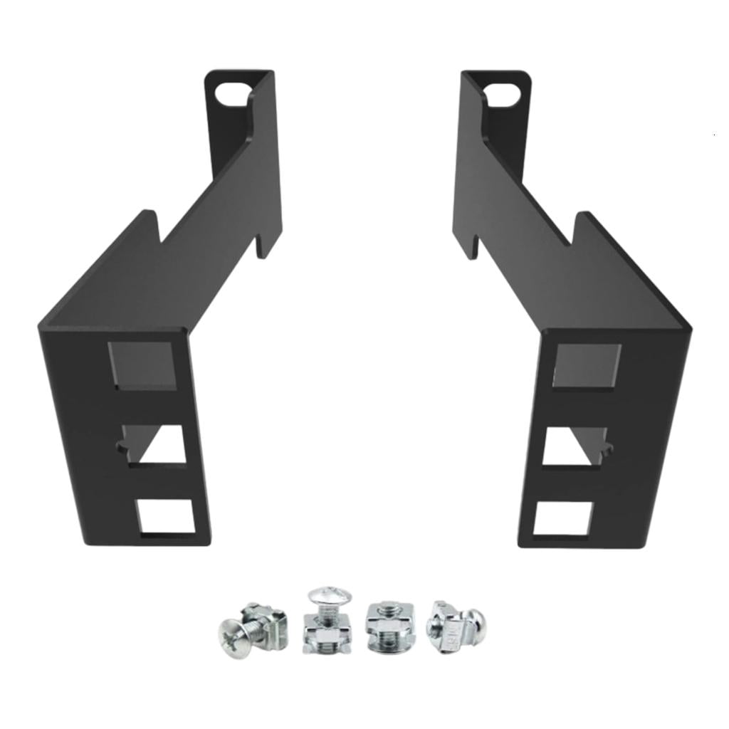 YIGSECU Heavy Duty Carbon Steel Rack Mount Adapter Set Optimizes 1U ...