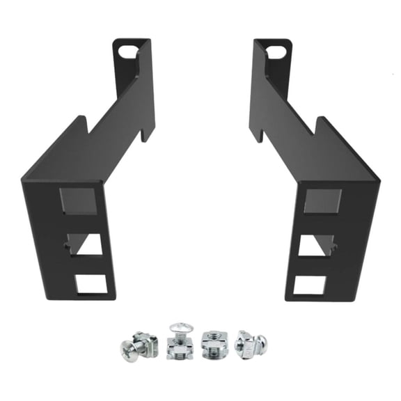 YIGSECU Heavy Duty Carbon Steel Rack Mount Adapter Set Optimizes 1U Server Cabinet Space