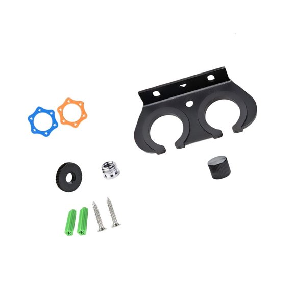 YIGSECU Heavy Duty Metal Microphone Mount Stand Offering Shock Absorption and Wall Attachment for Enhances