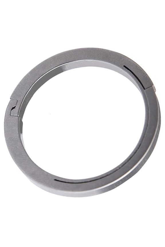 Heavy Duty Round Split Rings Titanium Key Rings Side-Pushing Key Chain Rings