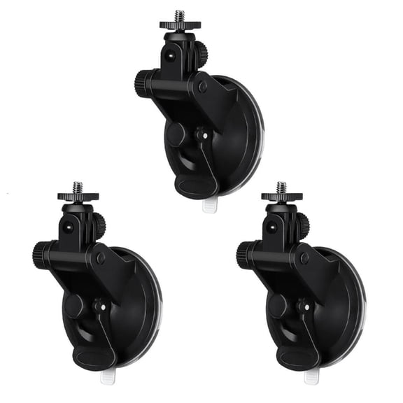 YIGSECU Heavy Duty Suction Camera Mounting Base 180 Double Rotation 1/4 Screw Thread