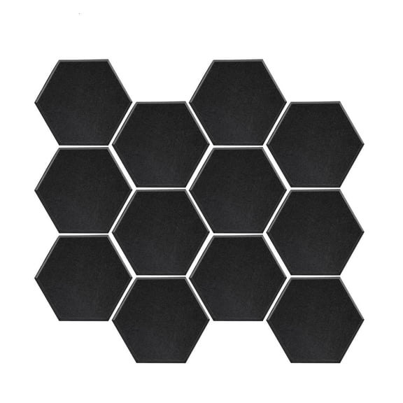 YIGSECU Hexagonal Wall Tiles Sound Absorbing Panels Suitable for Living Room Studios