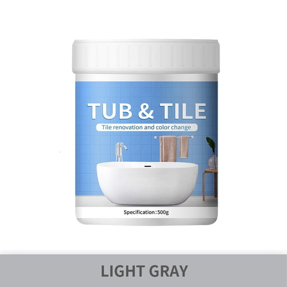 YIGSECU High Adhesion Strong Tile Paint Water Resistant Long Service Finish Tile Refinish Paint for Wet Bathroom Kitchen Areas