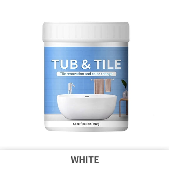 YIGSECU High Adhesion Strong Tile Paint Water Resistant Long Service Finish Tile Refinish Paint for Wet Bathroom Kitchen Areas