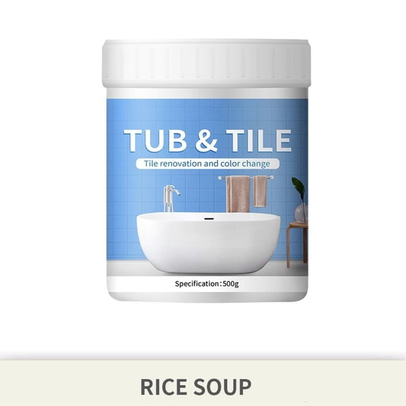 YIGSECU High Adhesion Strong Tile Paint Water Resistant Long Service Finish Tile Refinish Paint for Wet Bathroom Kitchen Areas