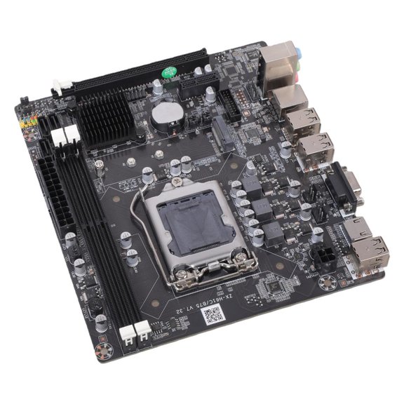 YIGSECU High Computer Motherboard MicroATX H61 Motherboard Compatible for Socket 1155 Processors 10 USB Port