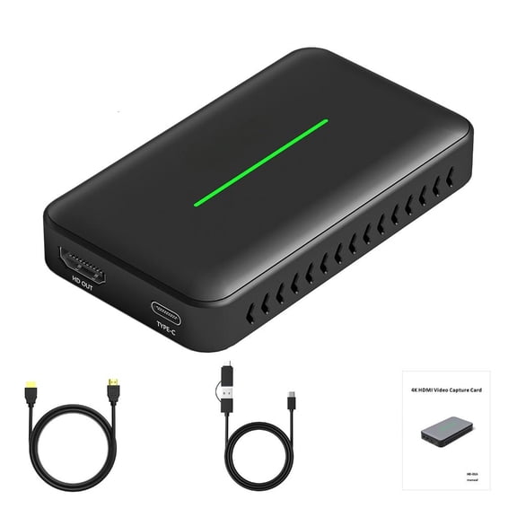 YIGSECU High Definition Multimedia Interface 4K60Hz Video Capture Card for Live Streaming and Recording with Plug and Play Installation and Low Latency Transmission