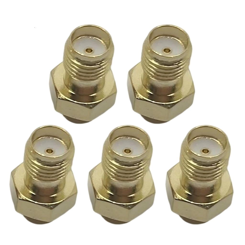 YIGSECU High Efficiency WiFi Adapter Female to Male Connector Gold ...