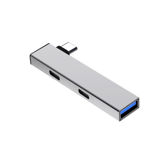 YIGSECU High Compatibility USB C Hubs Type C To 2Type C USB Hubs Adapter For Seamlessly Integration for Window Androids
