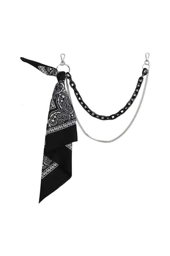 Hiphop Kerchief Trousers Chain for Men Women Unisex Street Wear Punk Jeans Chain