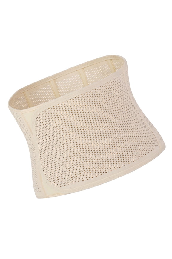Invisible Waist Brace Breathable Hollowed Out Abdominal Support Girdle for Recovery and Long Sitting Comfort