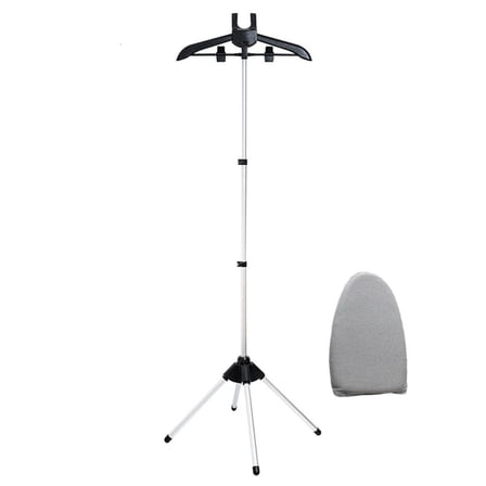 YIGSECU Ironing Set Easy Carry Clothing Steamer Rack with Floor Stand and Iron Board