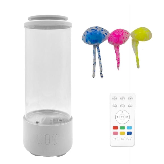 YIGSECU Jellyfish Night Light with White Noise Sound Machine and Changing Effects for Enhanced Sleep Quality and Relaxation