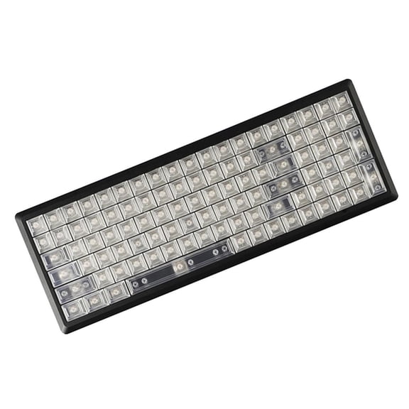 YIGSECU Keycaps DSA height Highly Frosted Translucent Keycap Set For 122Keys Game Mechanical Keyboard Switches Keycaps